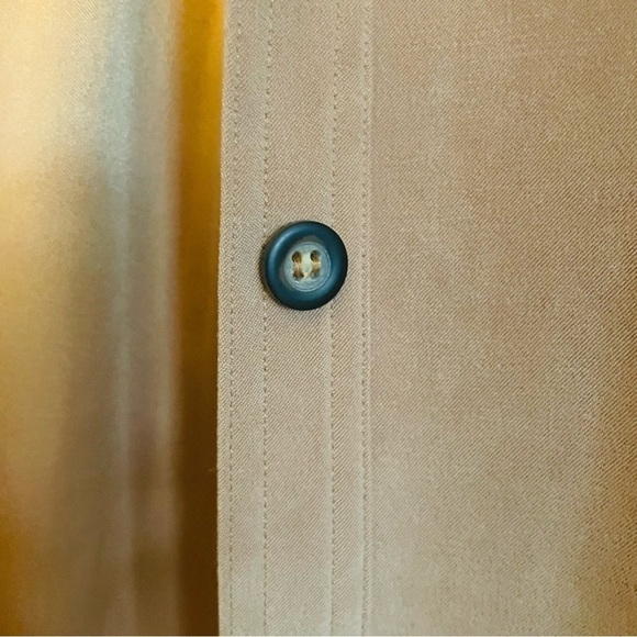 White Stag woman long sleeve button down top size L thick layering blouse casual - Picture 6 of 10